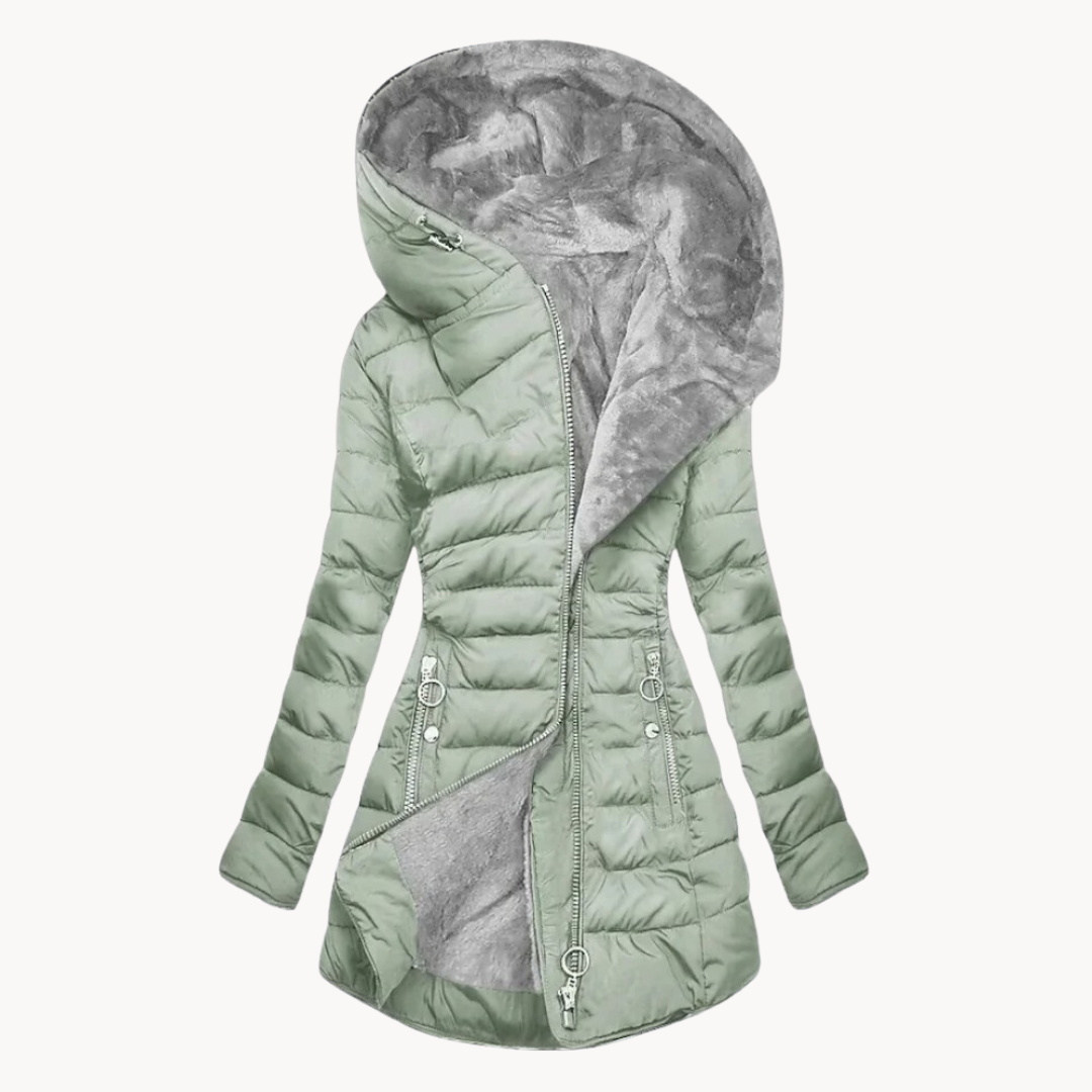 Agnès | Luxuriöser Plüschmantel für Damen
