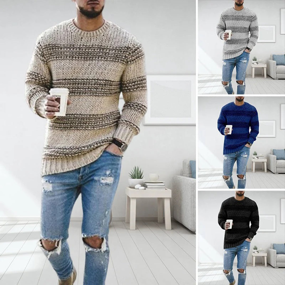 Lando - Der neue lÀssige gestreifte Strickpullover 2024