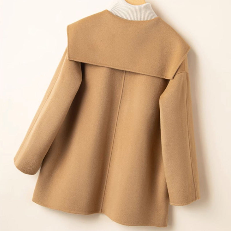 Elegante samtige Damen-Wolljacke
