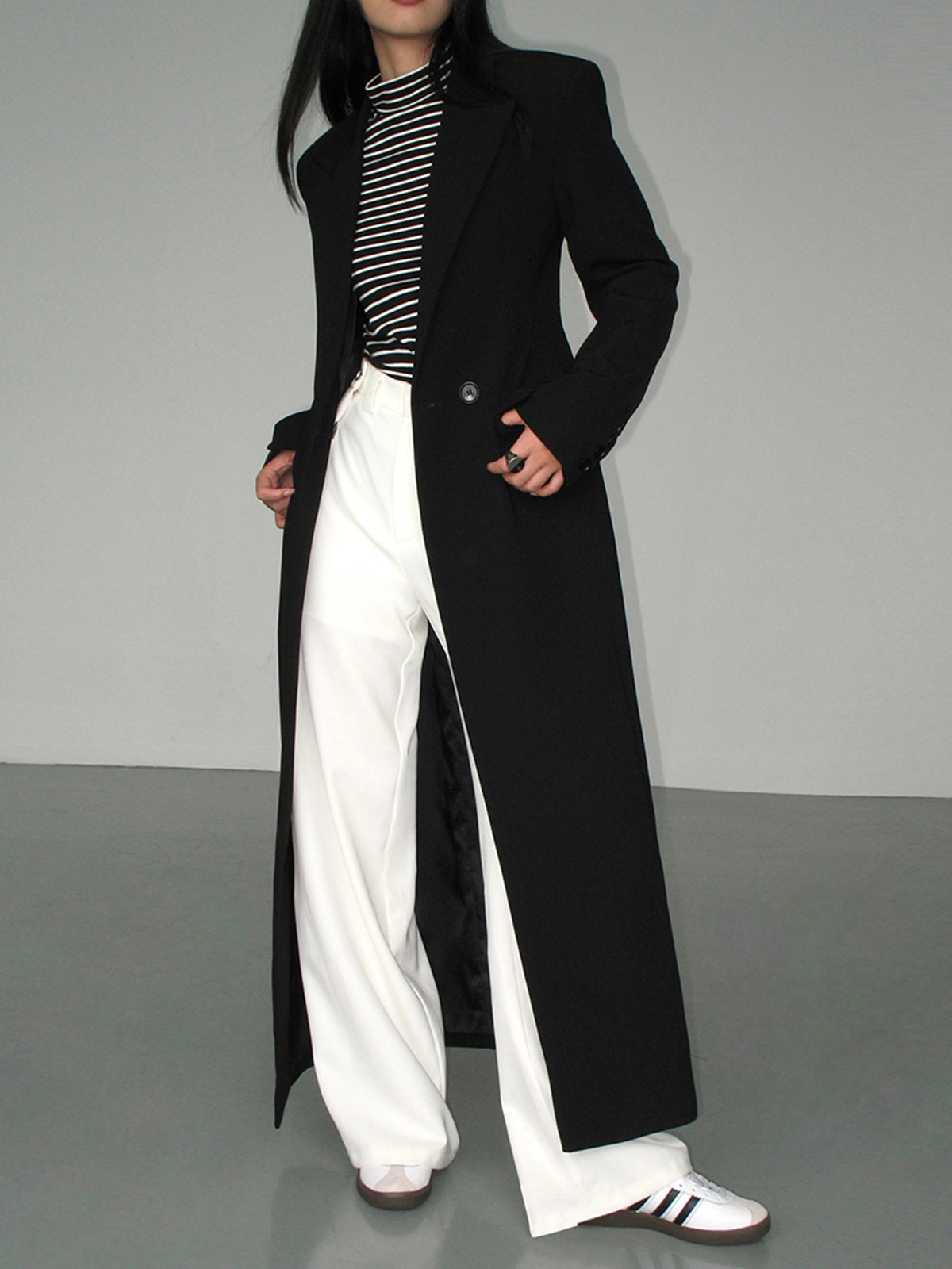 Celine | Eleganter Damen-Langer Trenchcoat