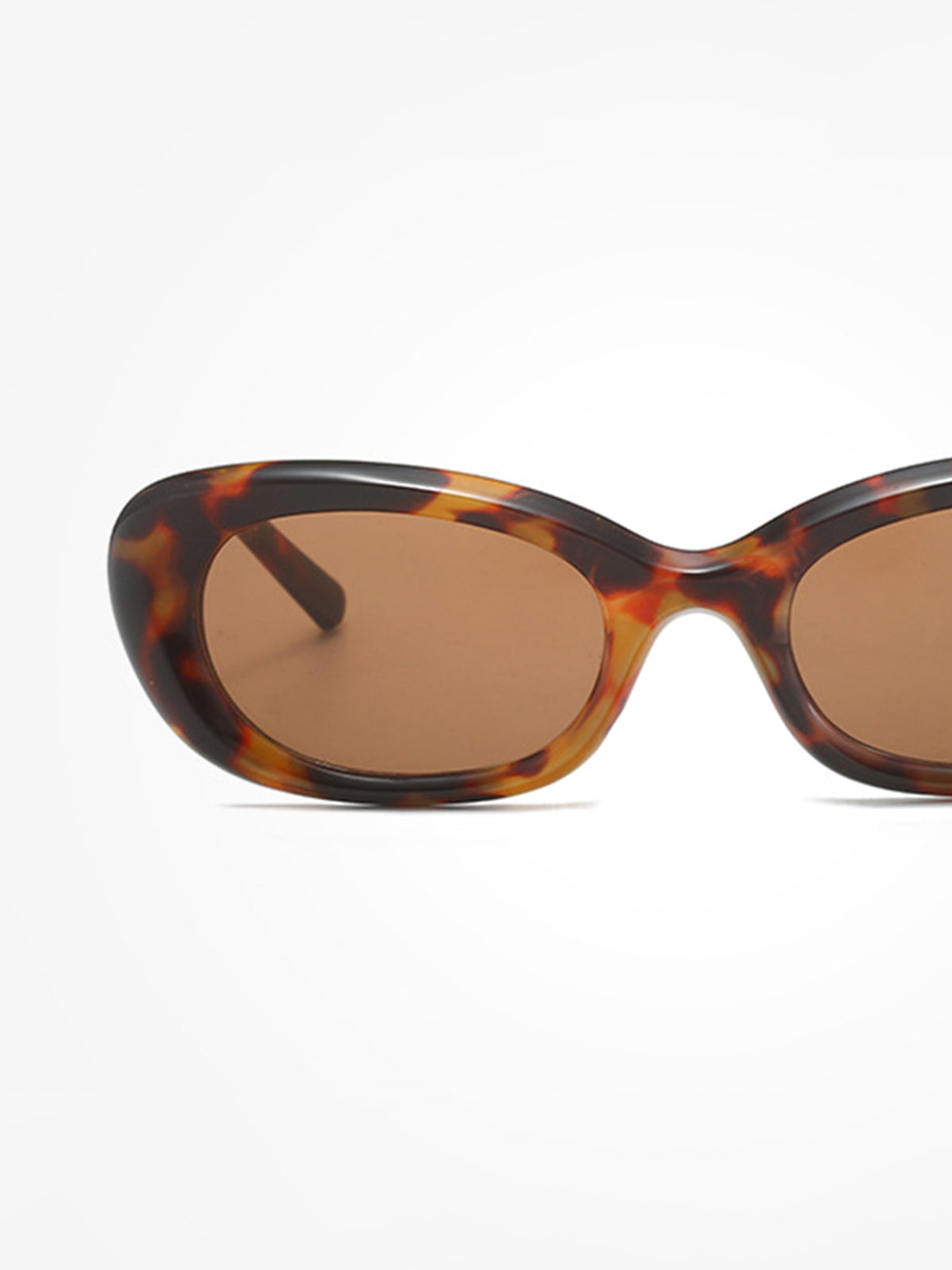 Wessa – Runde Sonnenbrille in Schildpattoptik