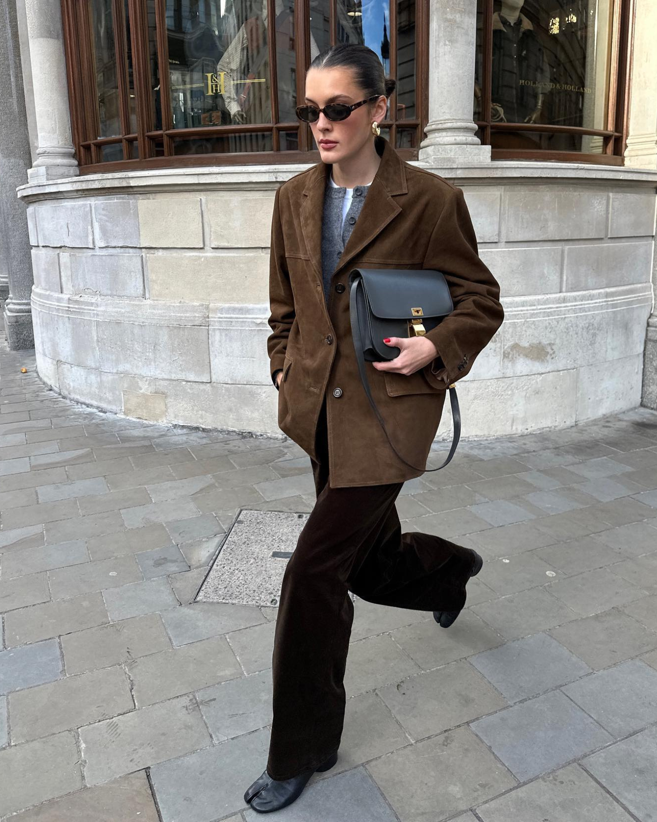 Eleganter und moderner Damen-Blazer aus Wildlederoptik