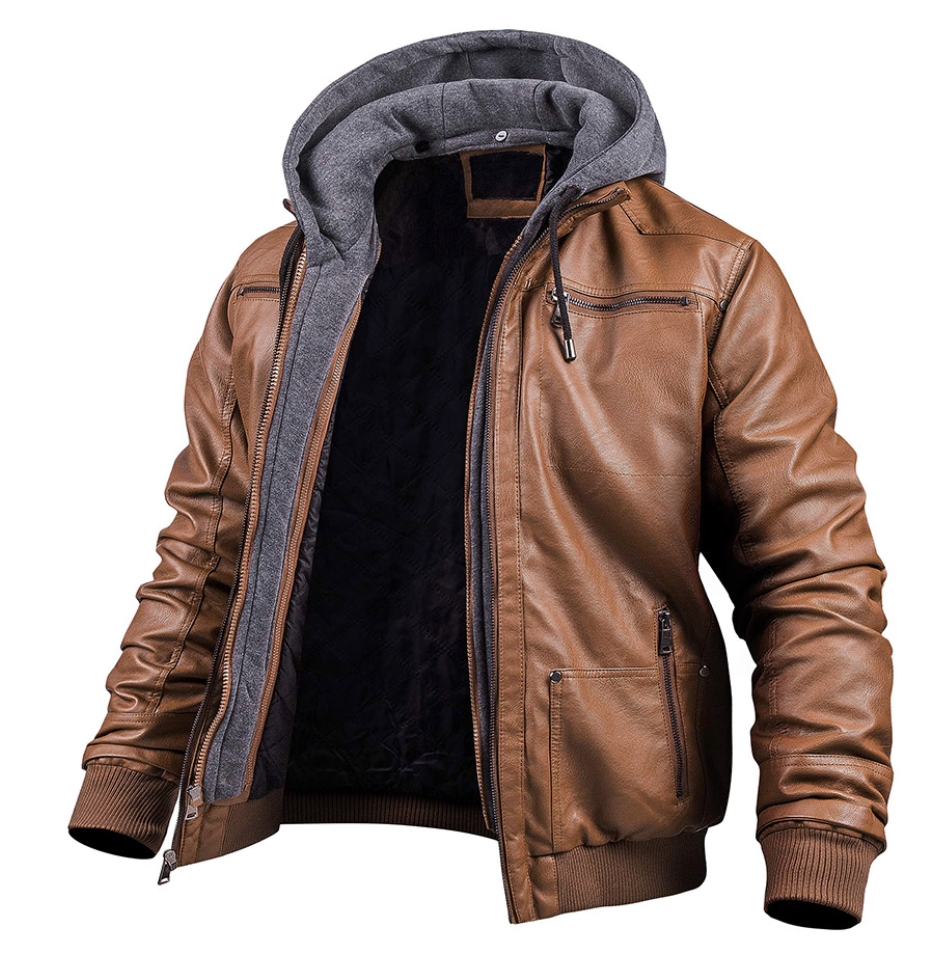 Albert - Stylische Premium Leder Winterjacke