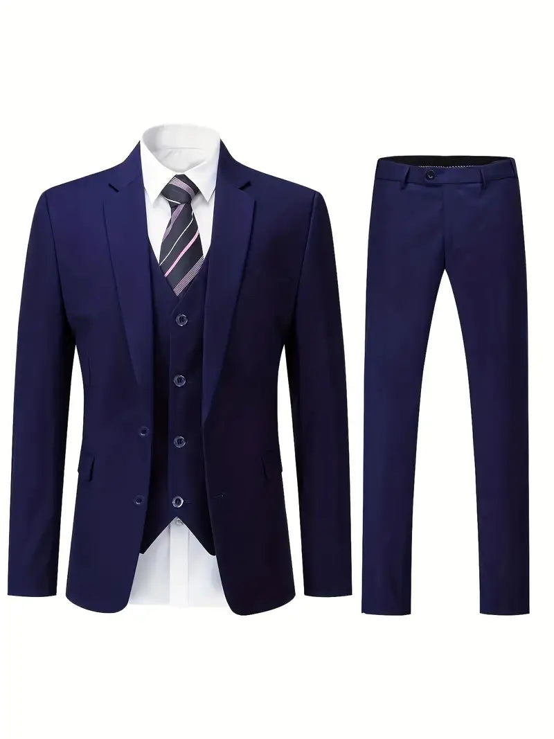 Kleid Jacke Weste und Hose Business