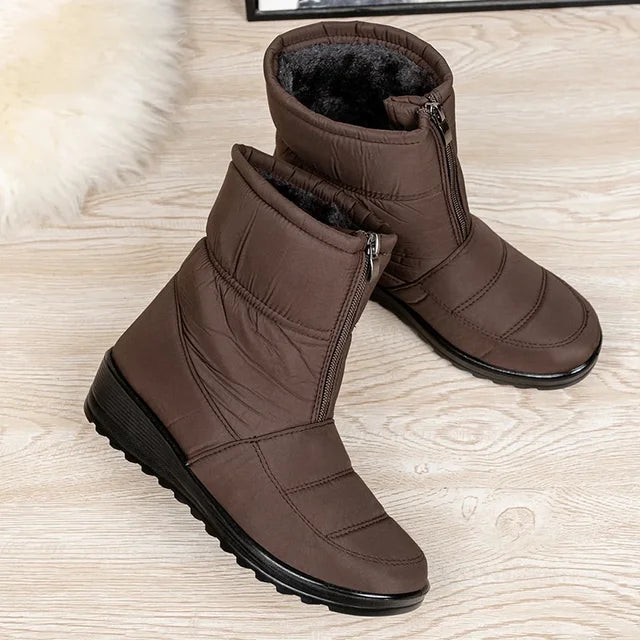 Wasserdichte Klettverschluss Schneestiefel