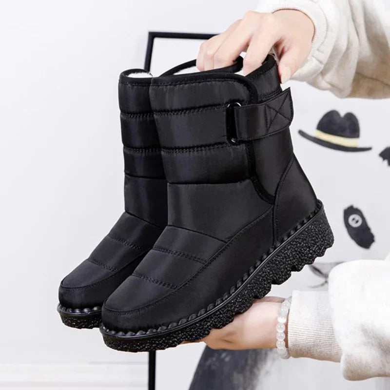 Wasserdichte Klettverschluss Schneestiefel