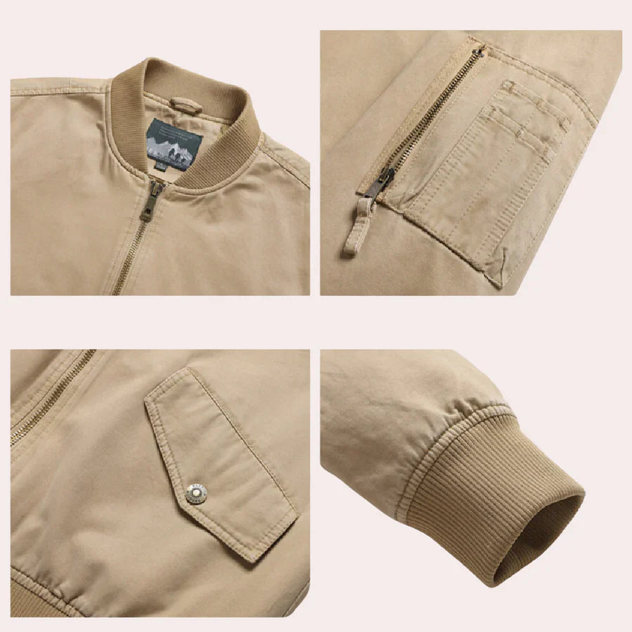 Klassisch - bomberjacke für herren