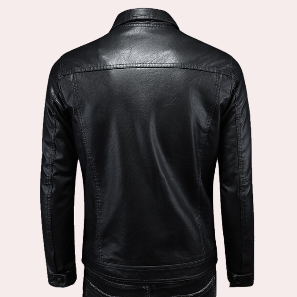 Stylisch - moderne bikerjacke für herren