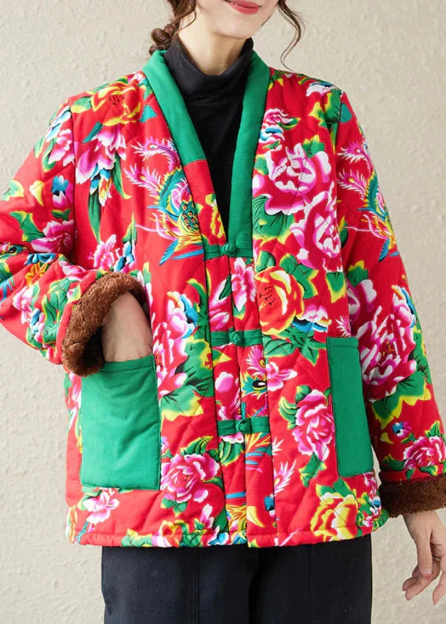 Cyrene - Jacke mit Blumenmuster für Damen