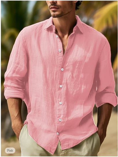 Fridolin | Herren Sommer Leinen hemd
