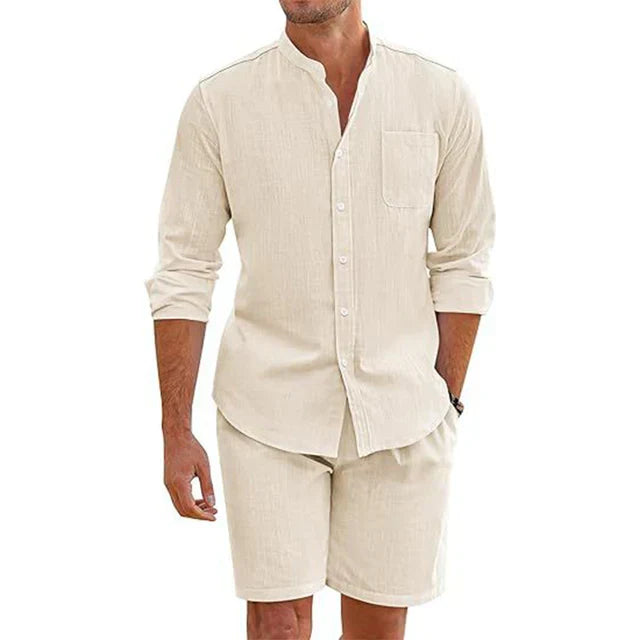 Freizeithemd und Shorts Set für Herren