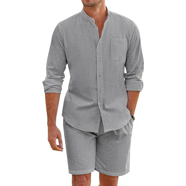 Freizeithemd und Shorts Set für Herren