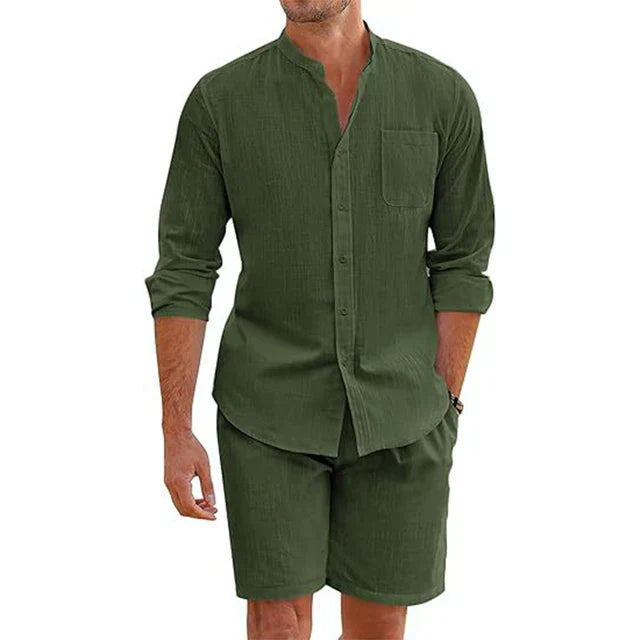 Freizeithemd und Shorts Set für Herren