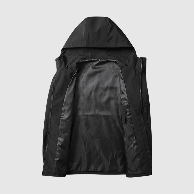 Kane - Winddichte Jacke mit Kapuze und Reißverschlusstaschen