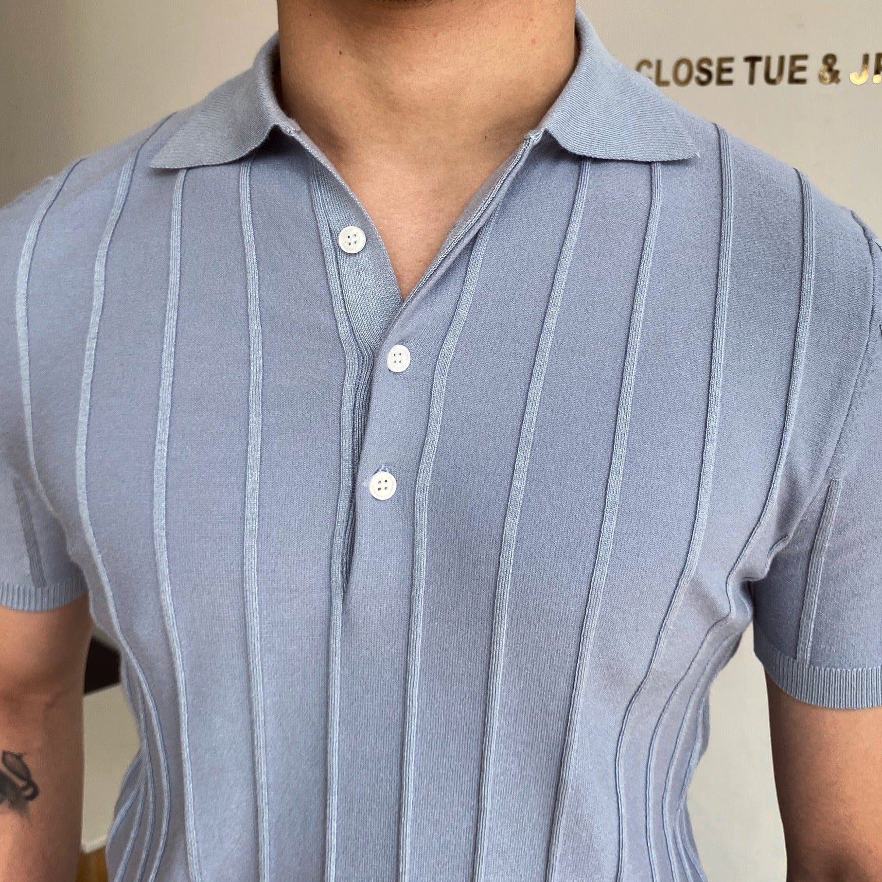 Davinci - Striped Polo