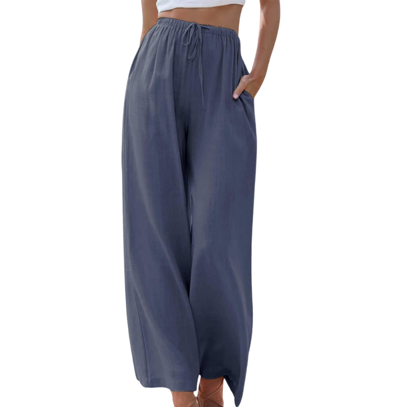 Weite Sommerhose | Elastischer Bund | Luftiger Schnitt