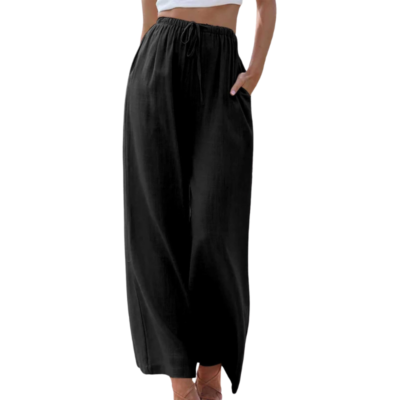 Weite Sommerhose | Elastischer Bund | Luftiger Schnitt