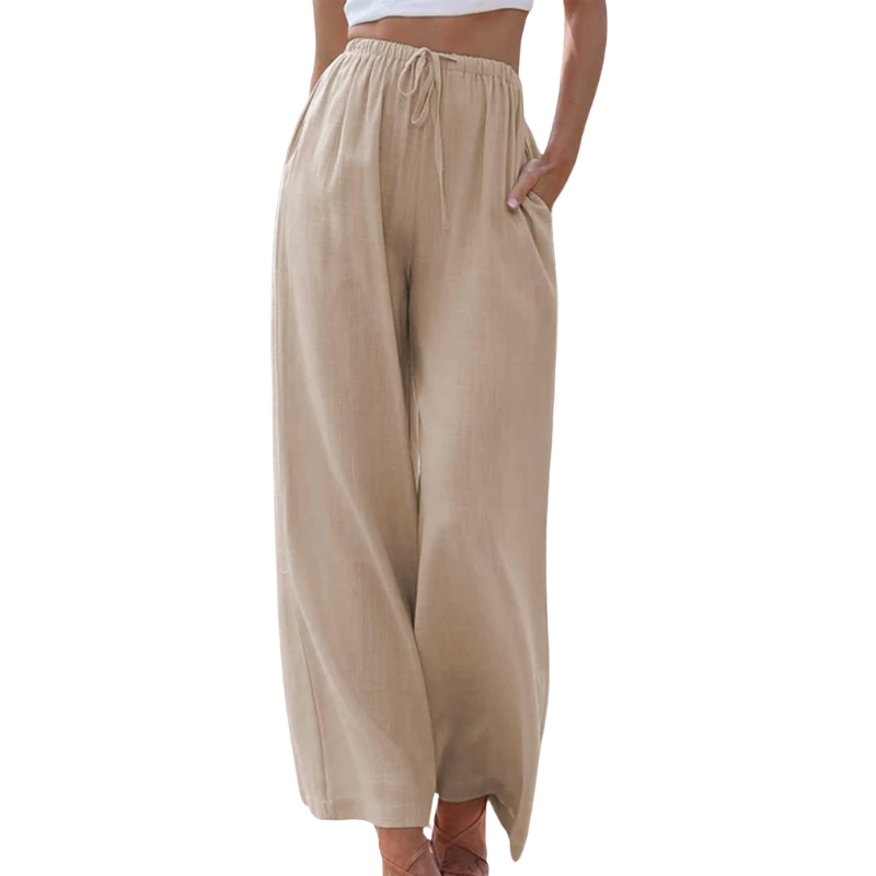 Weite Sommerhose | Elastischer Bund | Luftiger Schnitt
