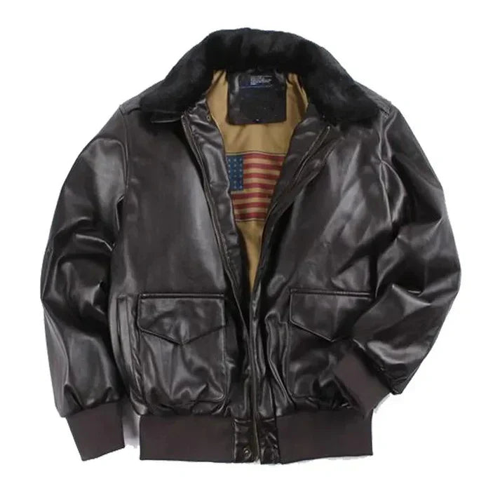 Hochwertige Lederjacke ohne Kapuze für Herren | Elegant und Alltagstauglich