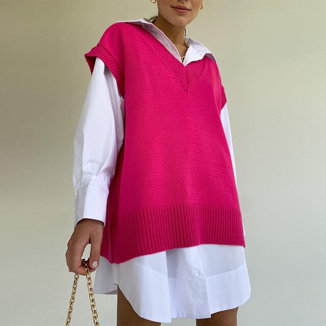 Matvei – Eleganter V-Ausschnitt-Pullover für Damen