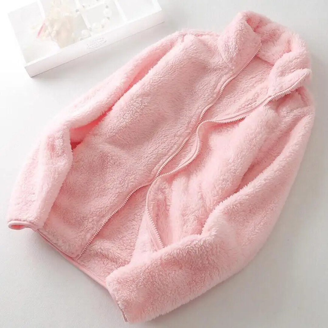 Weiche Damen Fleecejacke