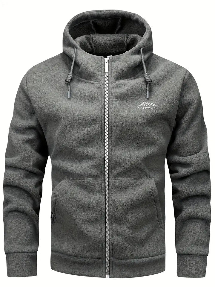 Nik - fleecejacke mit reibverschluss