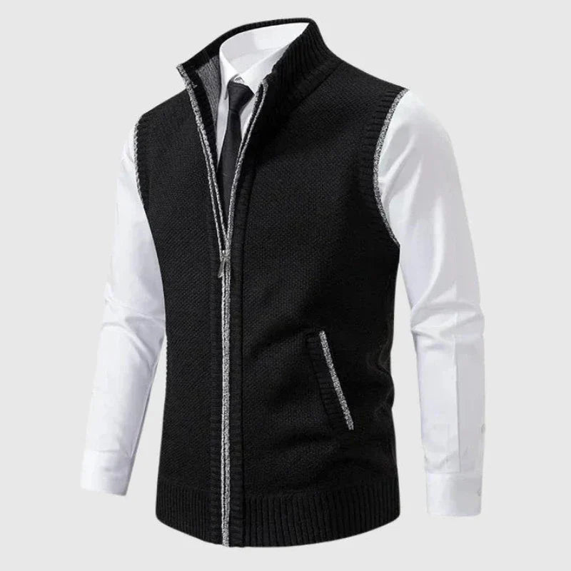 Cezar | Elegante vielseitige Herrenstrickweste