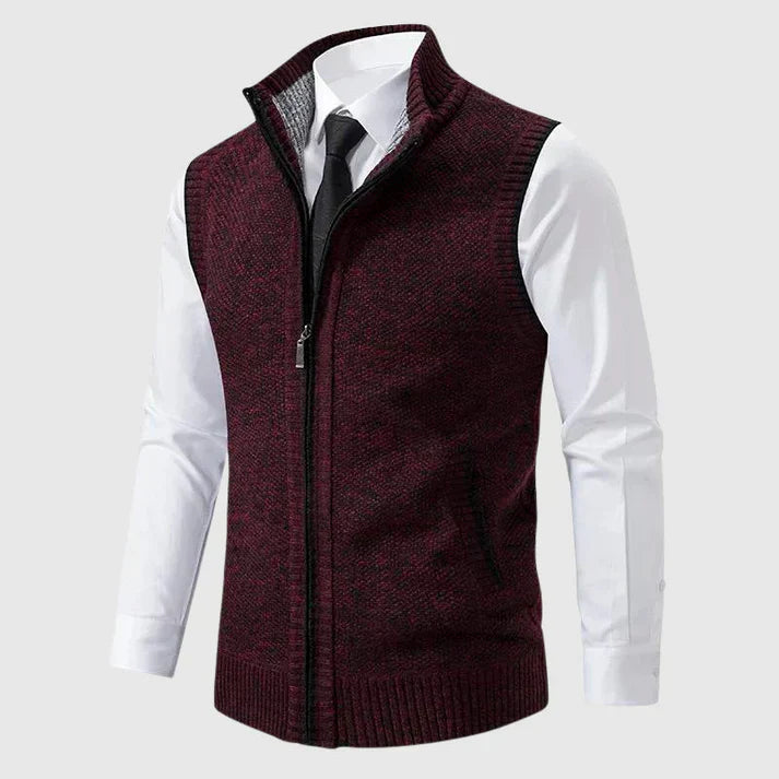 Cezar | Elegante vielseitige Herrenstrickweste