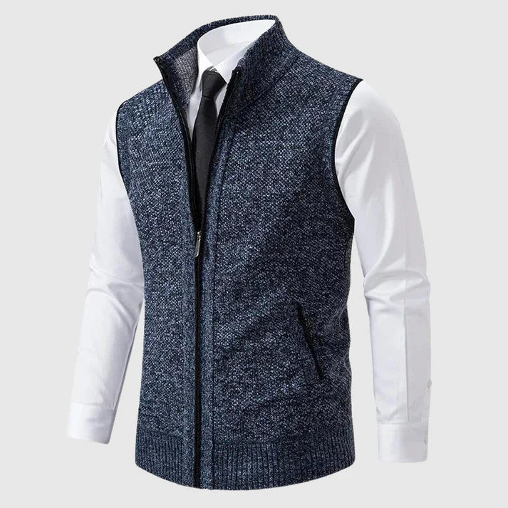 Cezar | Elegante vielseitige Herrenstrickweste