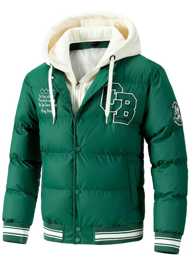 Lässige herrenjacke mit kapuze - Niklas