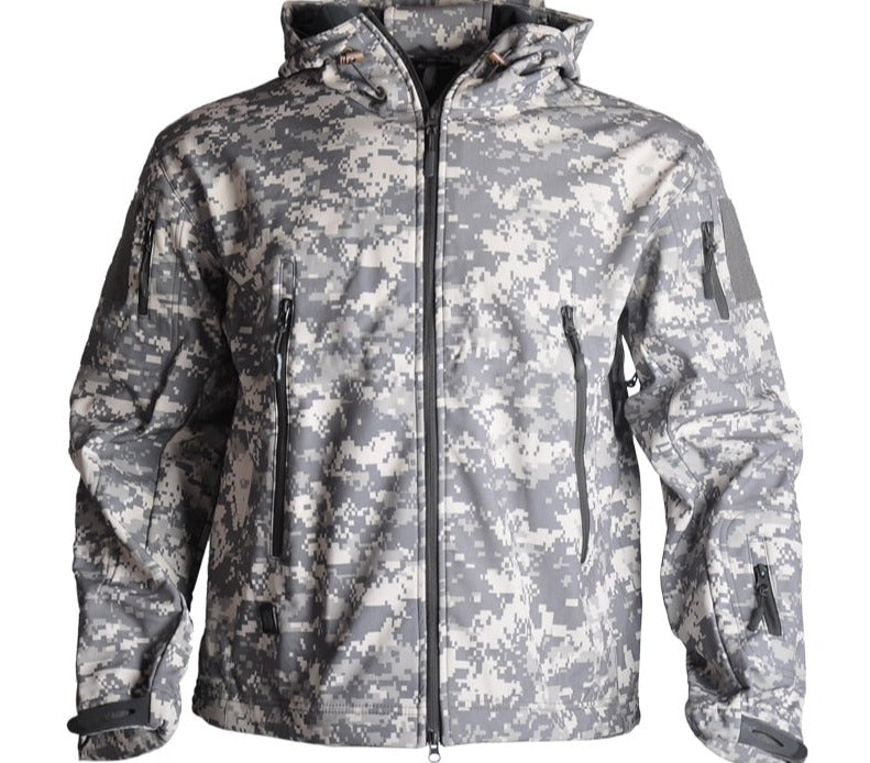 David - Lässige Winter Wind und Wasserdichte Army Jacke für Herren