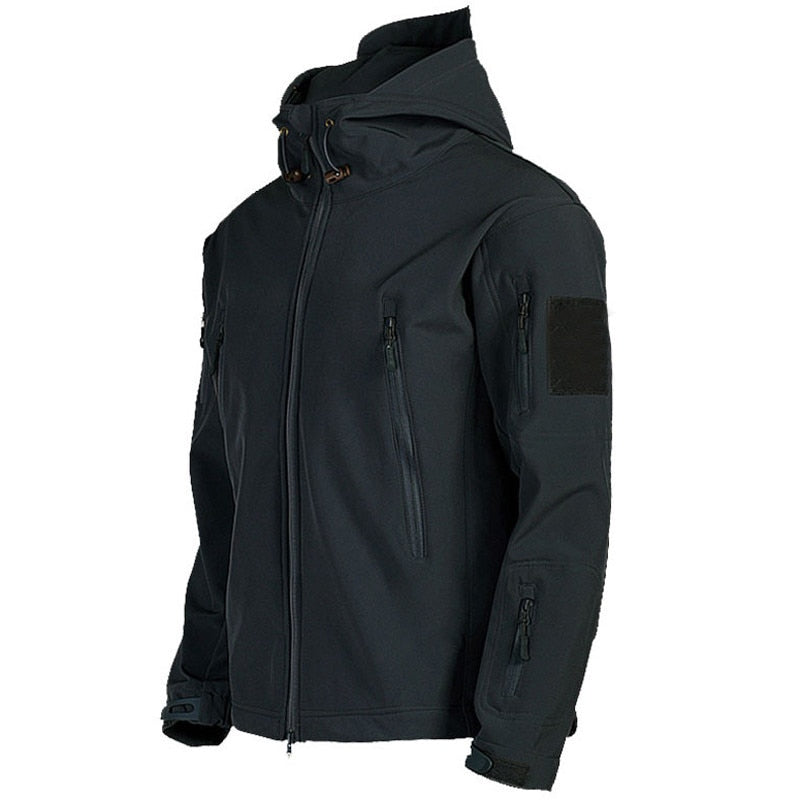 David - Lässige Winter Wind und Wasserdichte Army Jacke für Herren