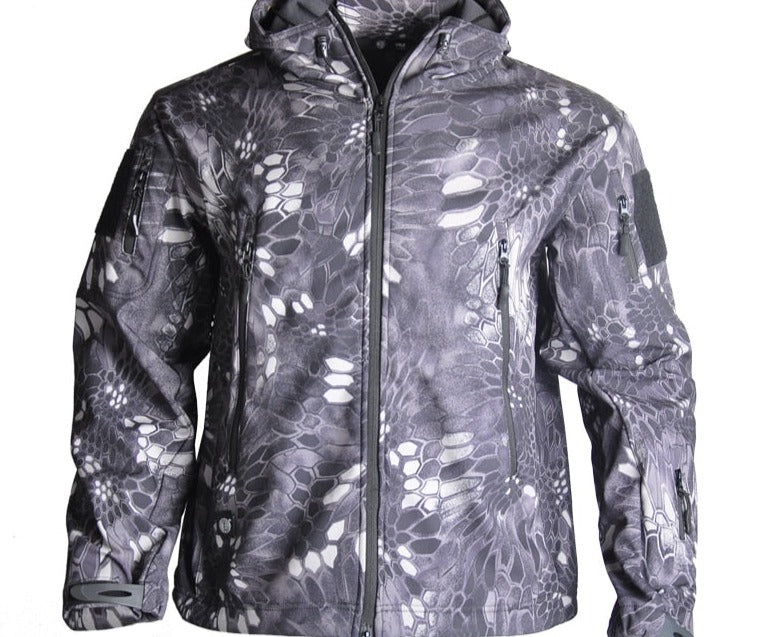 David - Lässige Winter Wind und Wasserdichte Army Jacke für Herren