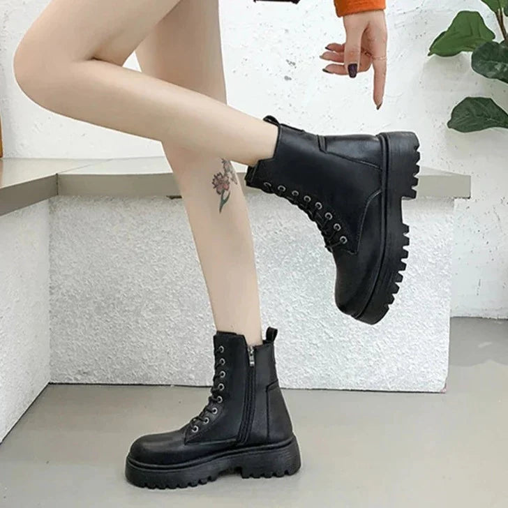 Vera - Klassische Damenstiefel aus Leder