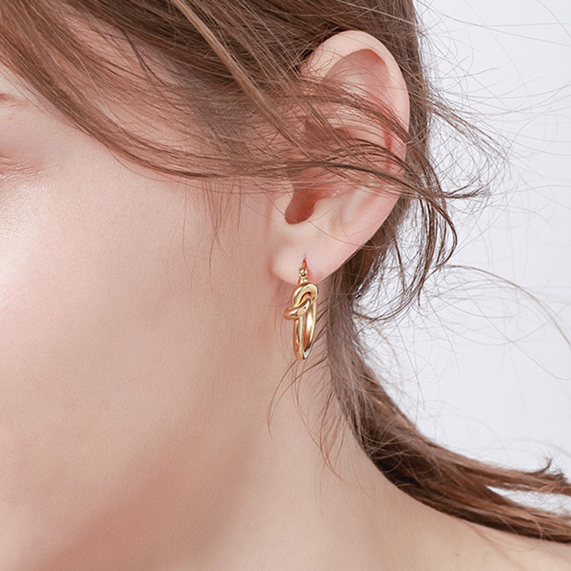 Micara - Knotty Hoops - Ohrringe