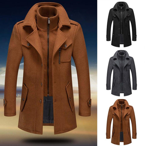 Stylische herren-winterjacke in zwei teilen - Daan
