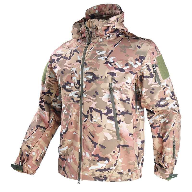 David - Lässige Winter Wind und Wasserdichte Army Jacke für Herren