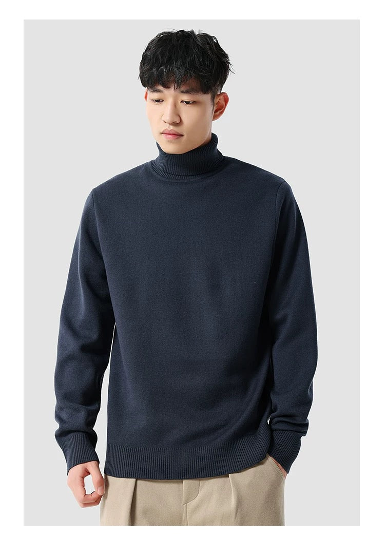Klassischer Herren Rollkragenpullover – Weicher Winterpullover mit Zeitlosem Design