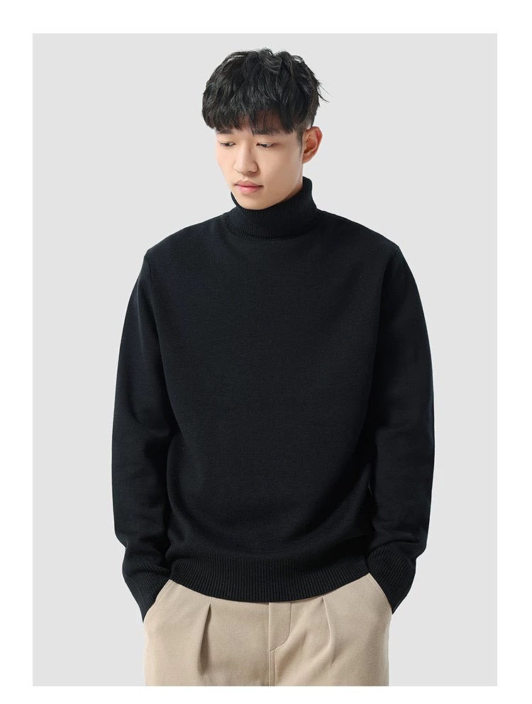 Klassischer Herren Rollkragenpullover – Weicher Winterpullover mit Zeitlosem Design