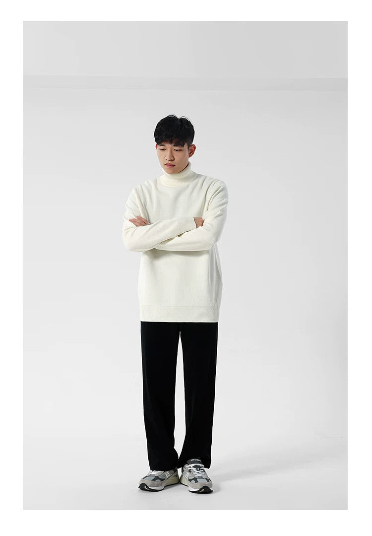 Klassischer Herren Rollkragenpullover – Weicher Winterpullover mit Zeitlosem Design