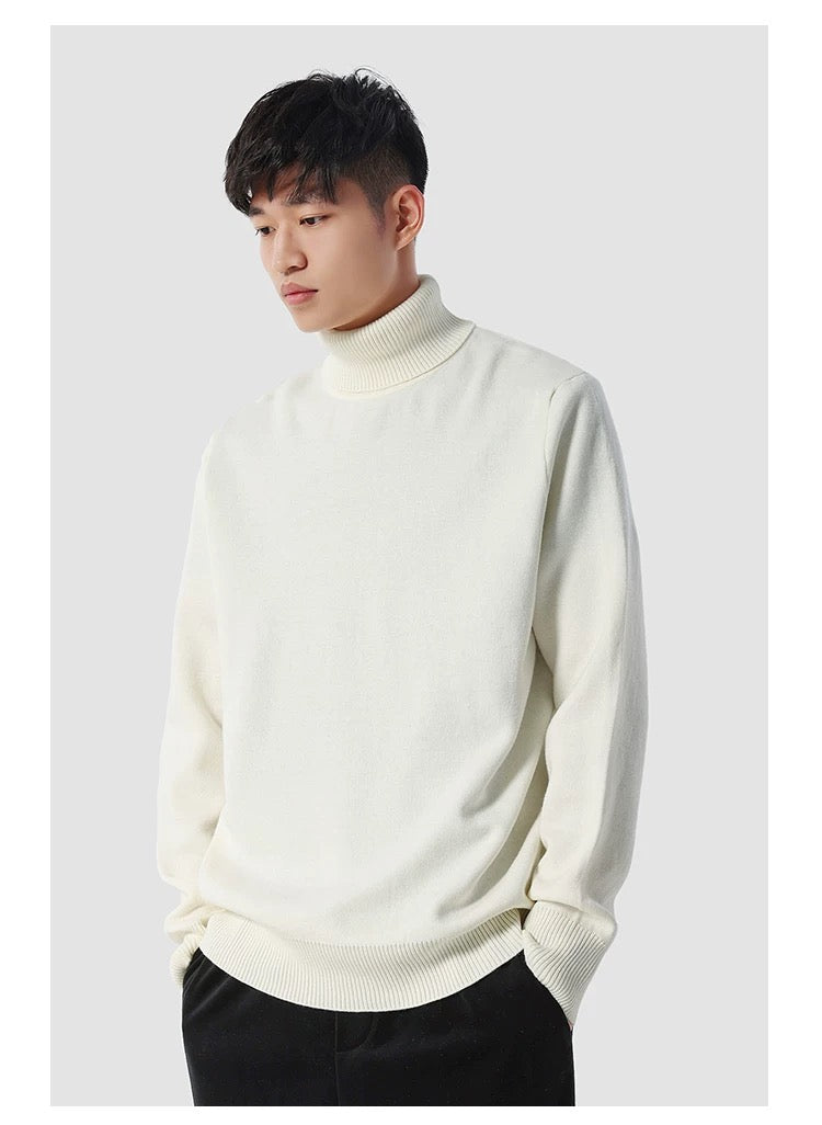 Klassischer Herren Rollkragenpullover – Weicher Winterpullover mit Zeitlosem Design