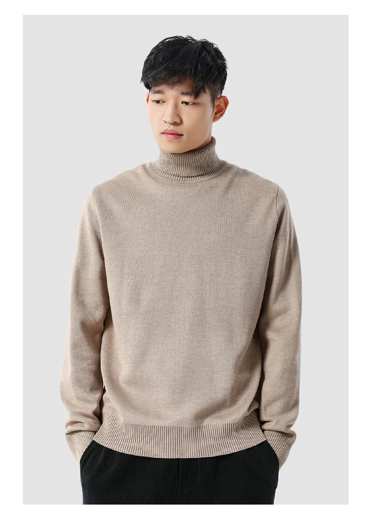 Klassischer Herren Rollkragenpullover – Weicher Winterpullover mit Zeitlosem Design
