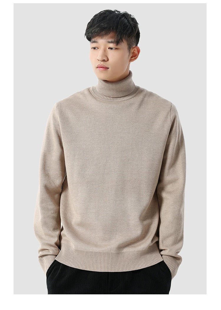 Klassischer Herren Rollkragenpullover – Weicher Winterpullover mit Zeitlosem Design