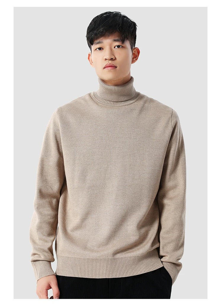 Klassischer Herren Rollkragenpullover – Weicher Winterpullover mit Zeitlosem Design