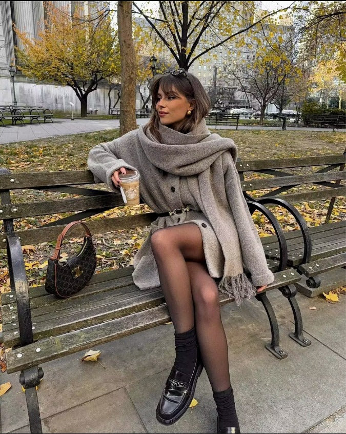 Anna | Strickjacke mit Schalkragen