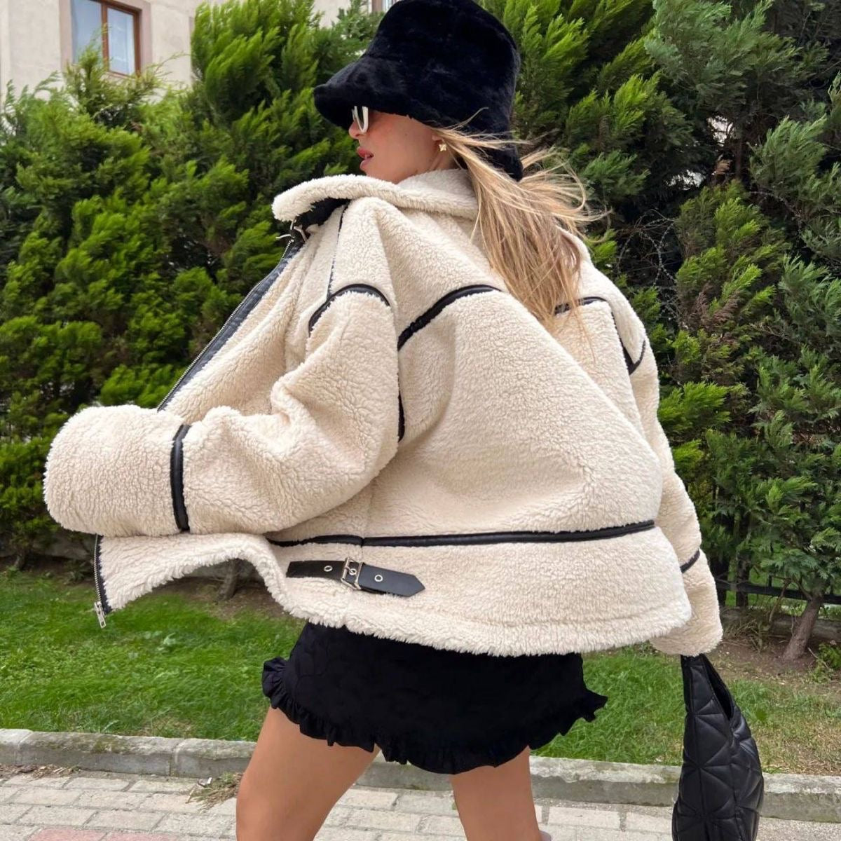 Paula | Kuscheliger Teddymantel für Damen