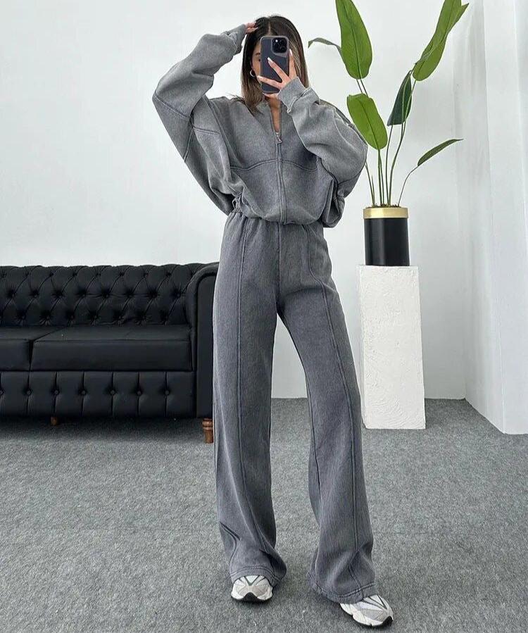 Landrada Comfy Set - Ultraweiche Jacke & Weite Hose