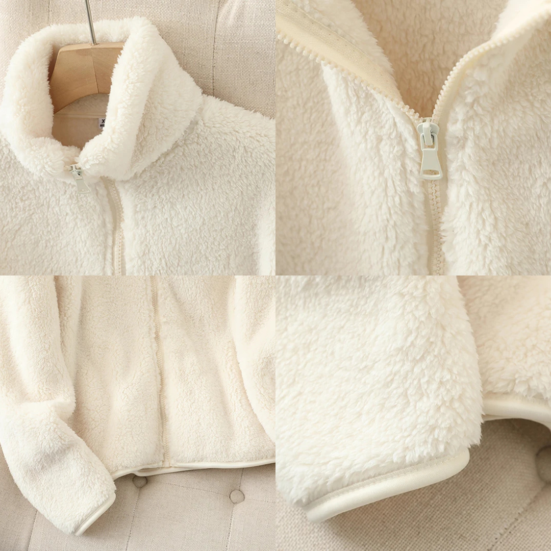 Weiche Damen Fleecejacke