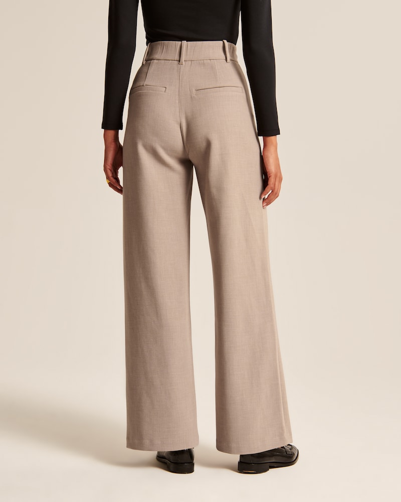 Weite Beinhose Damen Polyester