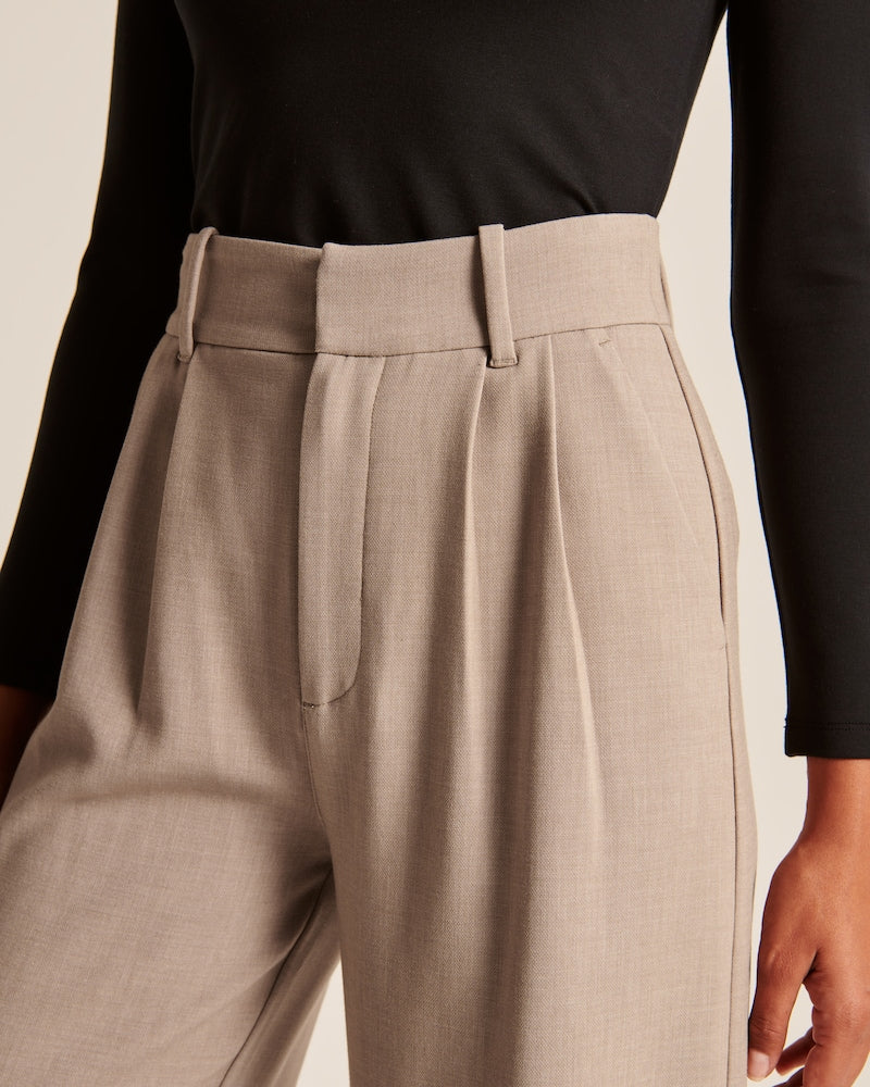 Weite Beinhose Damen Polyester